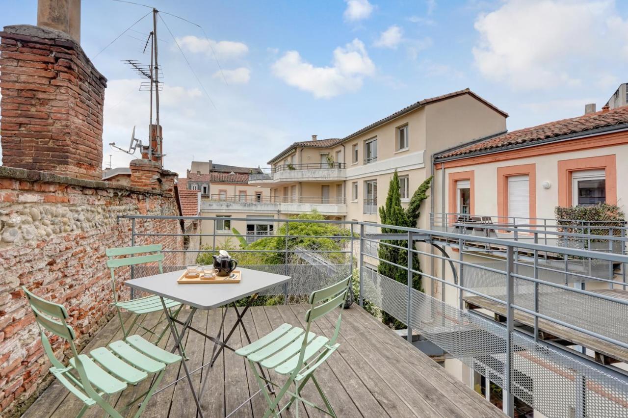 Apartament Terrasse Riquet - En Plein Coeur De Tuluza Zewnętrze zdjęcie